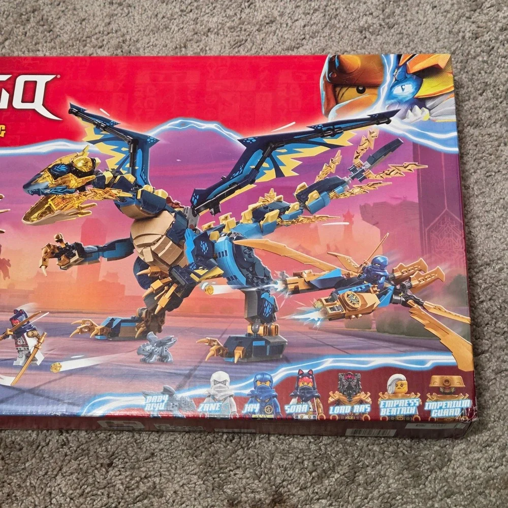 LEGO Ninjago 71796 Elemental Dragon vs The Empress Mech Building Toy 1038 Pieces